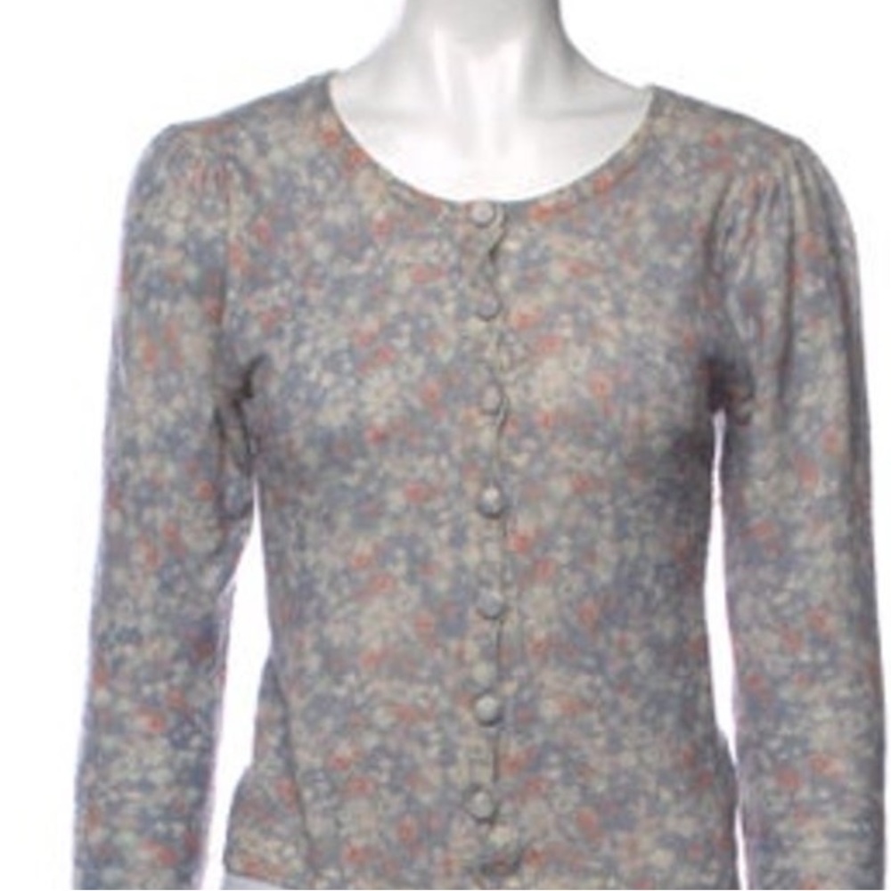 Love Shack Fancy Floral Sweater